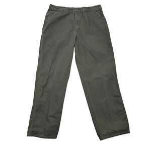 Carhartt B11 MOS Dungaree Fit Work Pants Mens 40x34 Olive Cotton Carpenter Tall